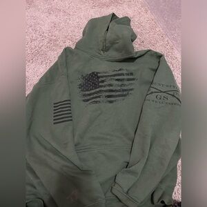 Army green sweater